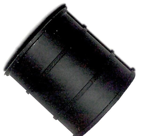 Uitlaatrubber UNI 30mm Zwart