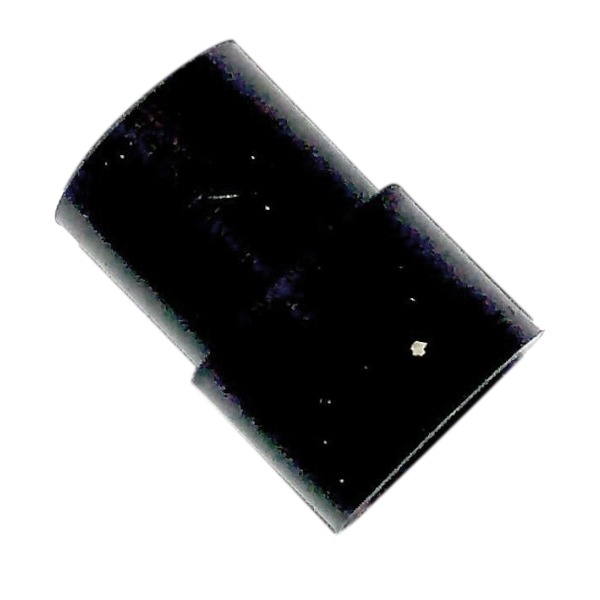 Uitlaatrubber UNI 18/21mm Zwart