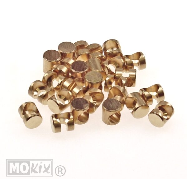 Insteeknippel 8x  9mm MET Sleuf 25stuks