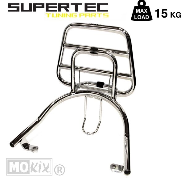 Achterdrager SYM Allo Chroom Inkplapbaar - Supertec