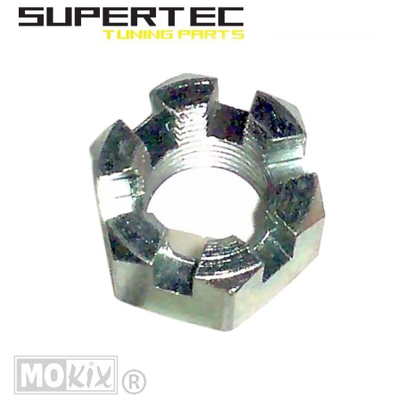 Achteras-Moer 16x1.50 Scooter Kroonmoer Supertec