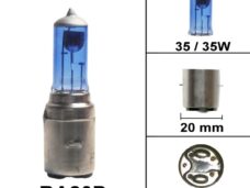 Lamp BA20D 12V 35/35W Halogeen S-White Flosser (1)