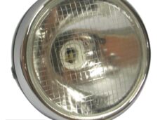 Koplamp Zundapp Rond 17cm Zwart/Chroom - Guia