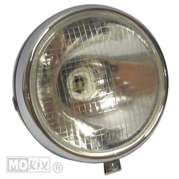Koplamp Zundapp Rond 17cm Zwart/Chroom - Guia