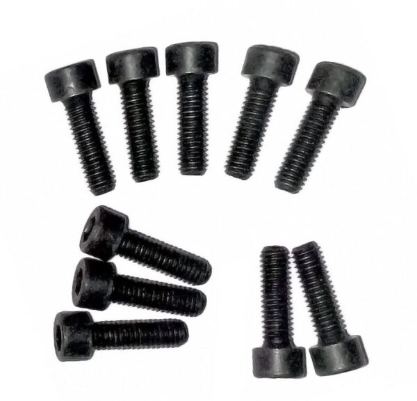 Inbus-Bout M 6x 20 Zink 10stuks Zwart - Bollard