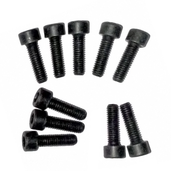 Inbus-Bout M 6x 20 Zink 10stuks Zwart - Bollard