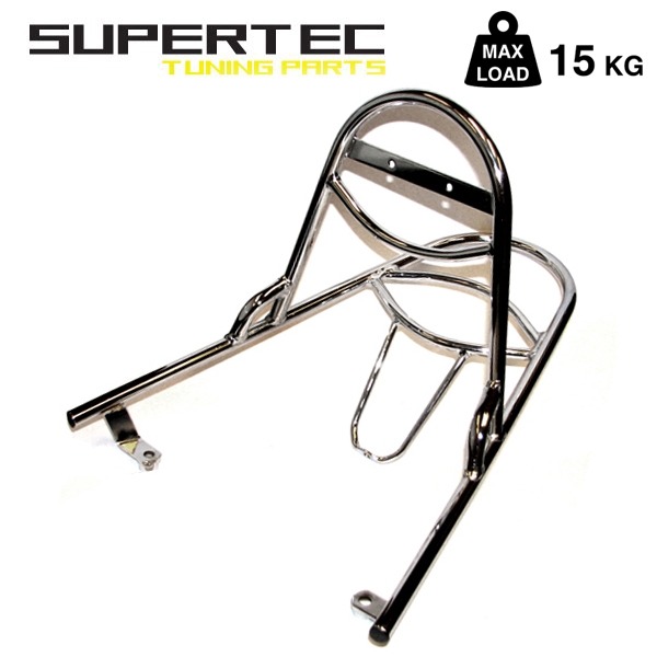 Achterdrager SYM Allo (Sissybar) Chroom ST - Supertec