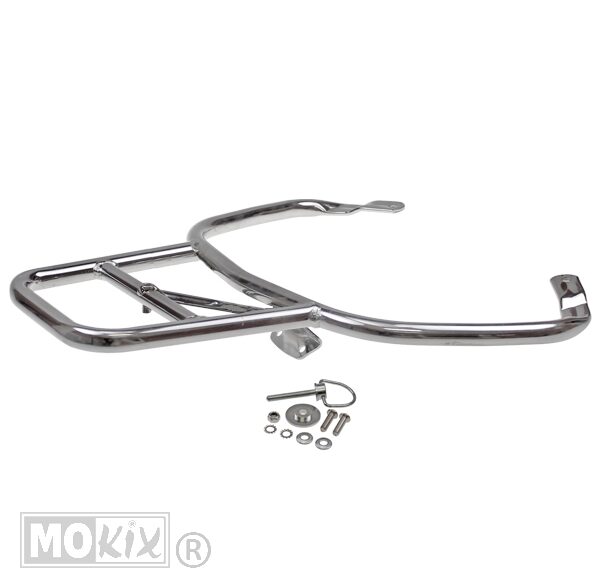 Achterdrager Vespa Primavera/Sprint Chroom ST - Supertec