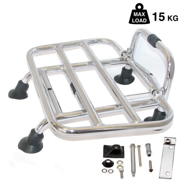 Voordrager Vespa Primavera Chroom ST - Supertec