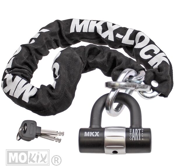 Ketting Slot MKX-Lock 3str ART 90 x1   Cm (U-Lock)