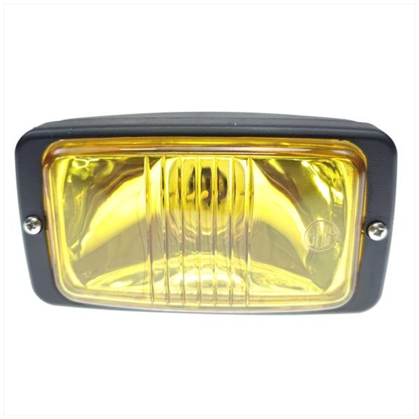 Koplamp UNI Rechthoek 14cm Guia Zwart/Geel