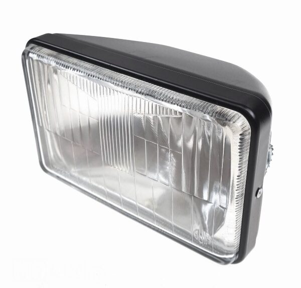 Koplamp UNI Rechthoek 16cm Guia Zwart/Helder