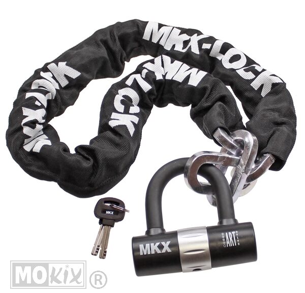 Ketting Slot MKX-Lock 4str ART 120x1.1cm (U-Lock)