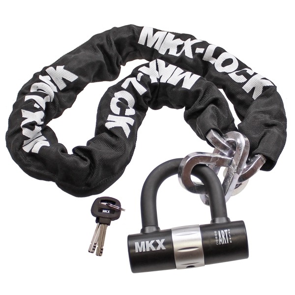 Ketting Slot MKX-Lock 4str ART 120x1.1cm (U-Lock)