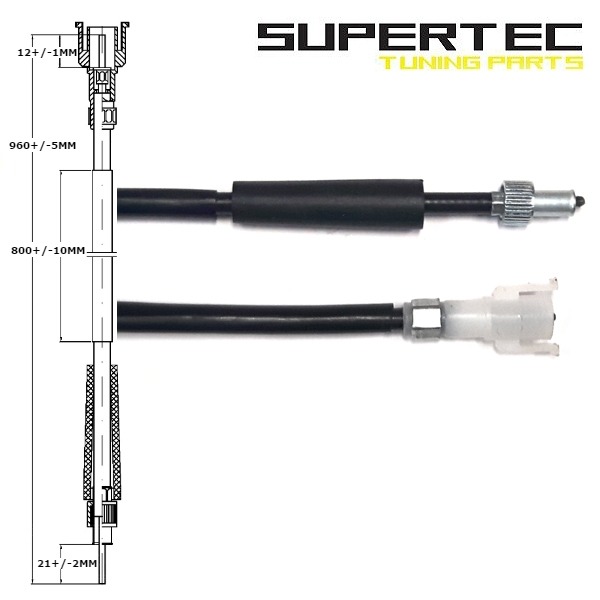 Kabel KM Teller Piaggio Typhoon 50-125/NRG ST - Supertec