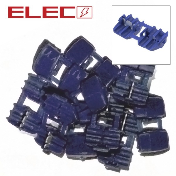 Connector Blokken Scots 0.5mm-1mm Blauw (10)