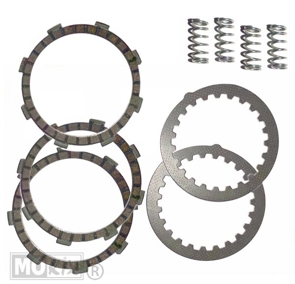 Koppelingsplaatkit Yamaha FS1/RD/DT50 LC 9 Delig