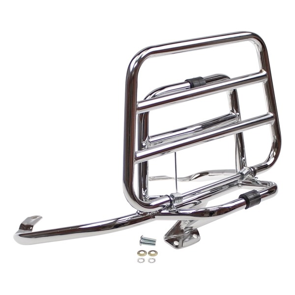 Achterdrager Vespa Primavera/Sprint Chroom ST - Supertec