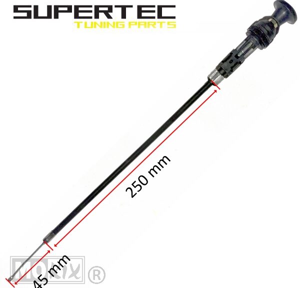 Kabel Choke UNI + Knop Compleet Vast Supertec