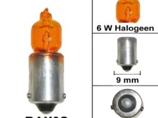 Lamp BAX9S H6W 12V 6W Halogeen Oranje (1) - Bollard