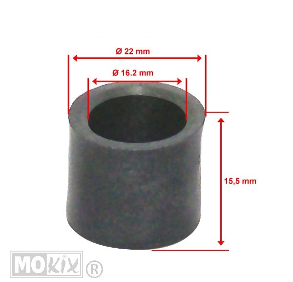 Trap-AS-BUS Vespa SI/Bravo/Grillo Afstand ORG - Bollard