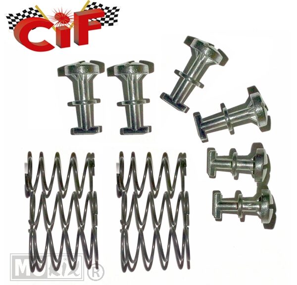 Zijkapbout SET Vespa SI/Bravo (12 Delig) CIF