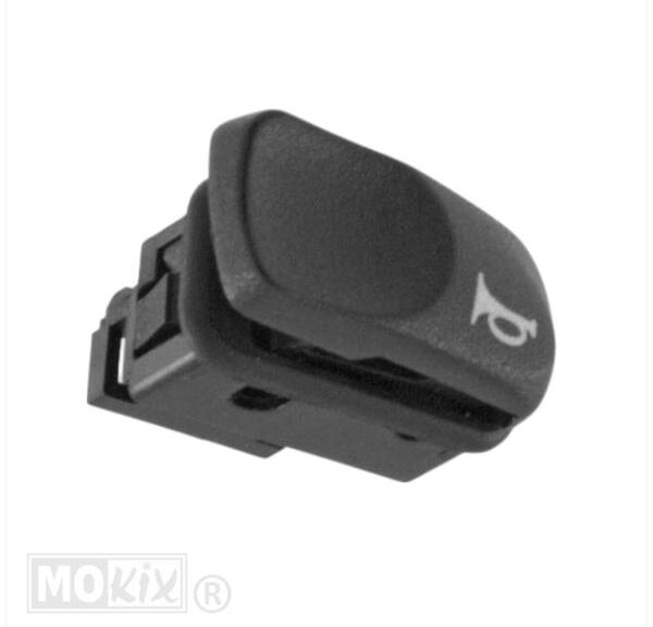 Claxon Knop Piaggio Vespa 50/125/300 Zwart Elec