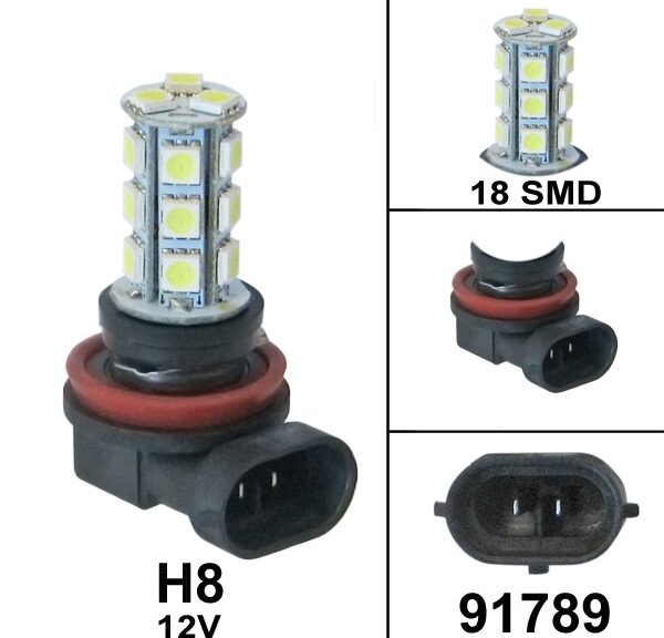 Lamp H8 12V 18 SMD Bollard (1)
