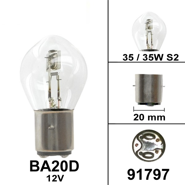 Lamp BA20D 12V 35/35W S2 CE Keur Bollard (1)