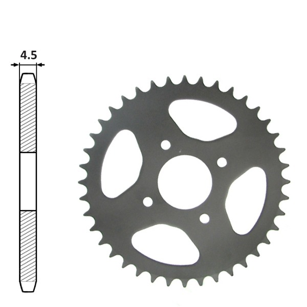 Achtertandwiel SACHS/HER/PRIMA5(415)42.5mm 4g 38t - IGM
