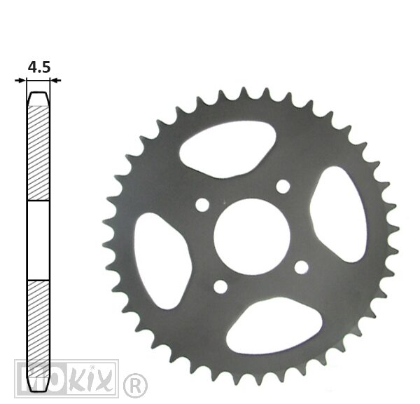 Achtertandwiel SACHS/HER/PRIMA5(415)42.5mm 4g 43t - IGM