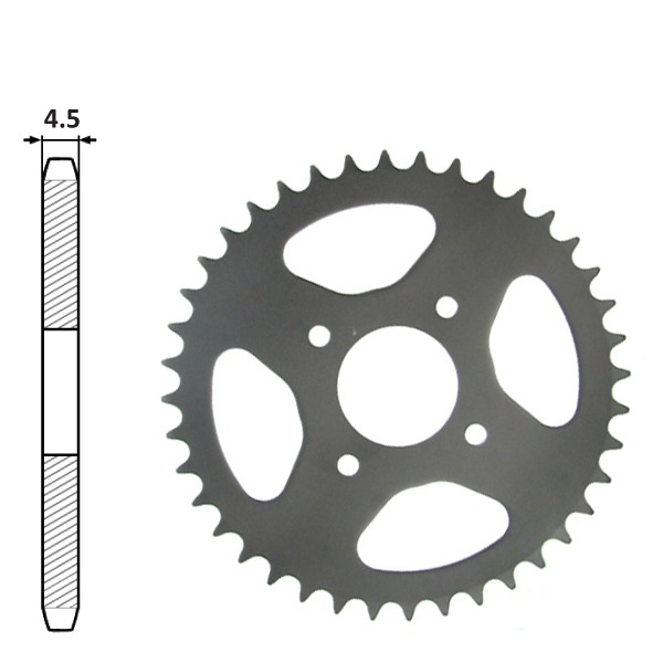 Achtertandwiel SACHS/HER/PRIMA5(415)42.5mm 4g 43t - IGM