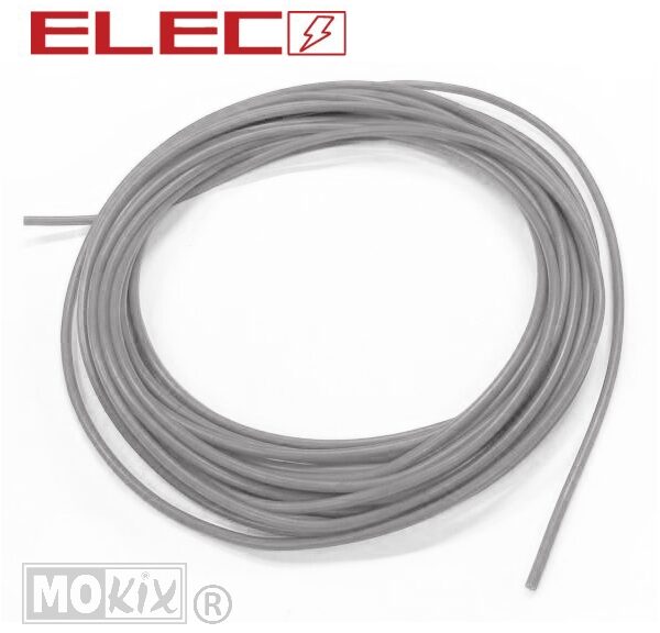 Lichtsnoer UNI 5mtr 0.5mm2 Grijs