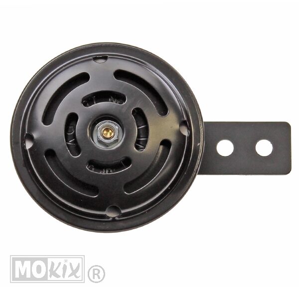Claxon 6V  9W Wisselstroom (AC) 70mm Zwart