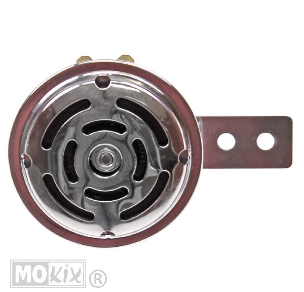 Claxon 6V  9W Wisselstroom (AC) 70mm Chroom