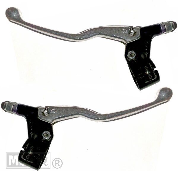 Handle SET UNI Lusito Lang Aluminium/Zwart