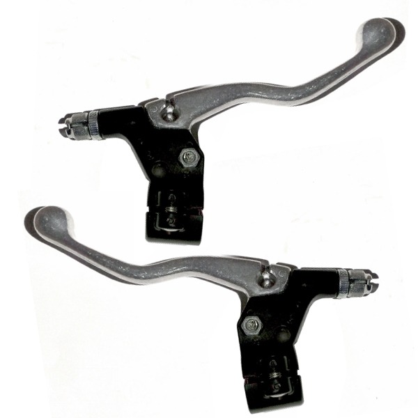 Handle SET UNI Lusito Kort Aluminium/Zwart