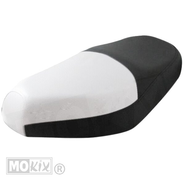 Buddy Seat China 4T GY6 QT9 WIT/Zwart - MKX