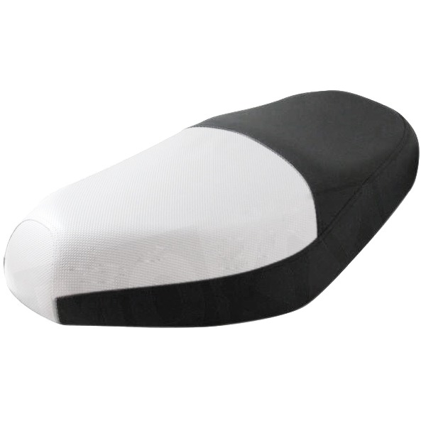 Buddy Seat China 4T GY6 QT9 WIT/Zwart - MKX