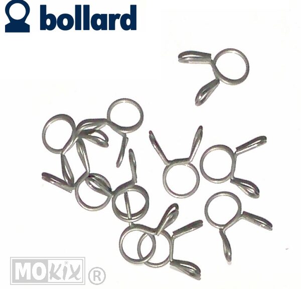 Benzineslangklem Mickey Clip Enkel  7.1mm (10) - Bollard
