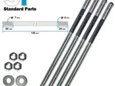 Cilinder Tapeind KIT M8>M7 X 145 (25/80) SP (4)