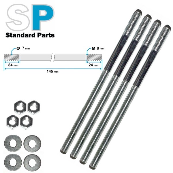 Cilinder Tapeind KIT M8>M7 X 145 (25/80) SP (4)