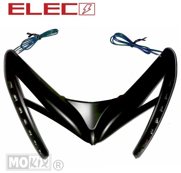 Dagrijverlichting YA Aerox 13 LED CE MAT Zwart "