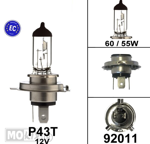 Lamp P43T 12V 60/55W H4 Osram CE (1)