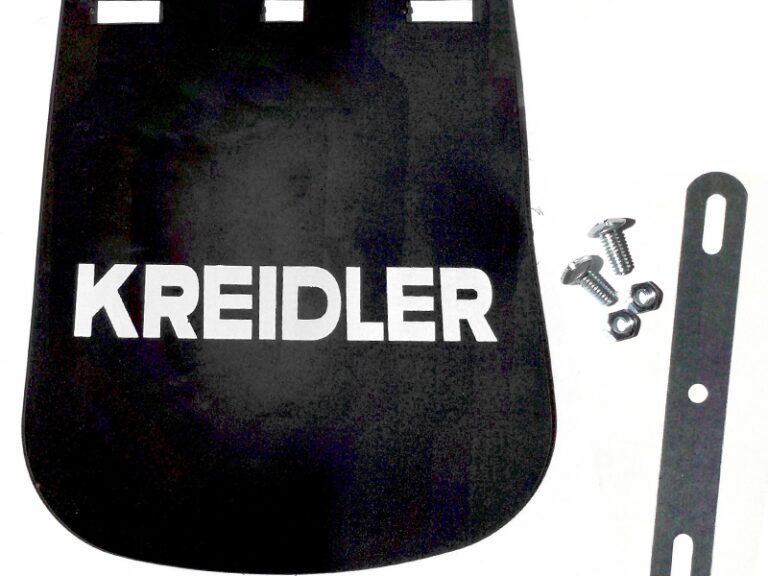 Kreidler Mudguard 14x17 Black - Supertec