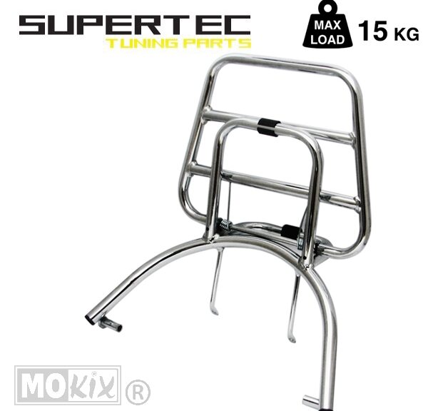 92076 ACHTERDRAGER SYM MIO CHROOM INKLAPBAAR