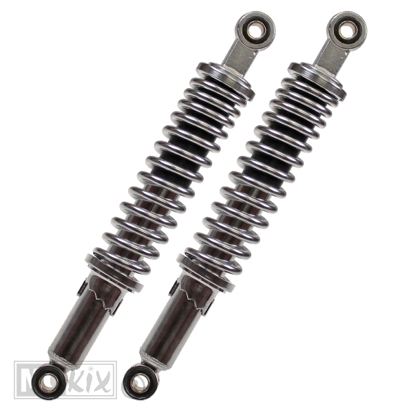 Schokbrekerset Honda 335mm Chroom/Chroom - MKX