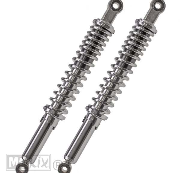 Schokbrekerset Honda 395mm Chroom/Chroom