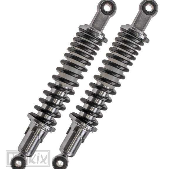 Schokbrekerset Honda 310mm Chroom/Zwart - MKX