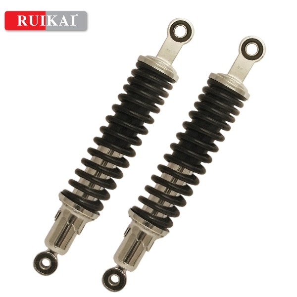 Schokbrekerset Honda 365mm Chroom/Zwart - MKX